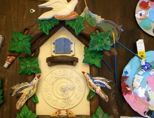 Painted Cuckoo Clock